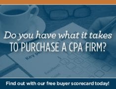 Do you have what it takes to buy a CPA practice?